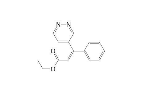 Ethyl (Z)-3-phenyl-3-(4'-pyridazinyl) propenoate