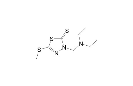 3-[(diethylamino)methyl]-5-(methylsulfanyl)-1,3,4-thiadiazole-2(3H)-thione