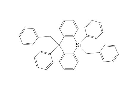 9-Silaanthracene, 9,10-dihydro-9,10-diphenyl-9,10-bis(phenylmethyl)-, trans-