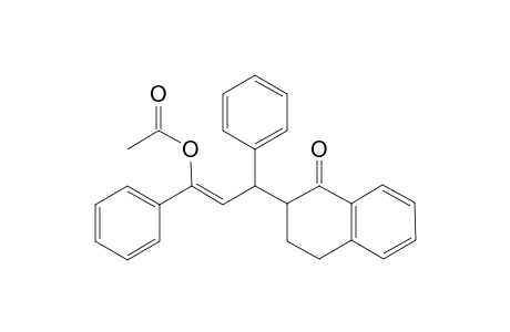 2-((Z)-3-Acetoxy-1,3-diphenyl-2-propenyl)-1-tetralone
