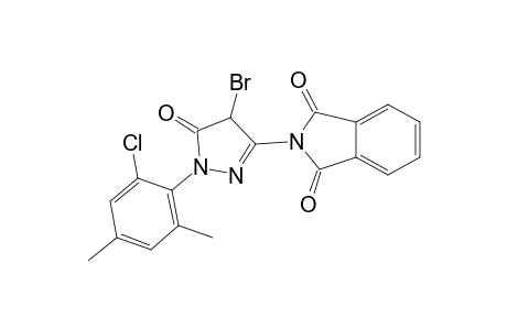 1H-isoindole-1,3(2H)-dione, 2-[4-bromo-1-(2-chloro-4,6-dimethylphenyl)-4,5-dihydro-5-oxo-1H-pyrazol-3-yl]-