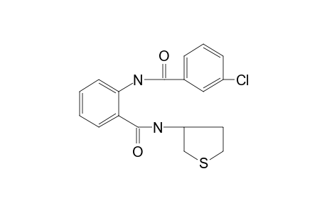 3-chloro-N'-(tetrahydro-3-thienyl)-N,2'-bibenzamide