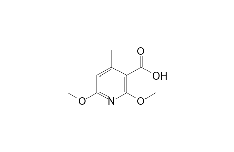 2,6-Dimethoxy-4-methyl-3-pyridinecarboxylic acid