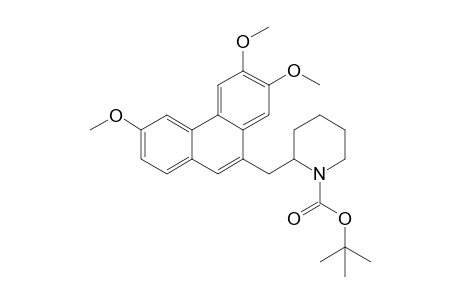 2-[(3,6,7-trimethoxy-9-phenanthrenyl)methyl]-1-piperidinecarboxylic acid tert-butyl ester