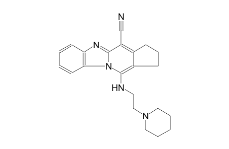 11-{[2-(1-piperidinyl)ethyl]amino}-2,3-dihydro-1H-cyclopenta[4,5]pyrido[1,2-a]benzimidazole-4-carbonitrile