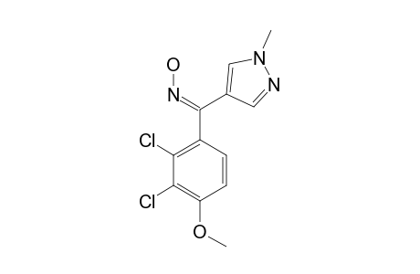 (NE)-N-[(2,3-dichloro-4-methoxyphenyl)-(1-methylpyrazol-4-yl)methylidene]hydroxylamine
