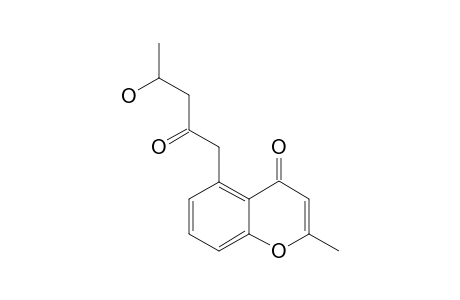 PHAEOCHROMYCIN-H;5-(4-HYDROXY-2-OXOPENTYL)-2-METHYL-4H-CHROMEN-4-ONE