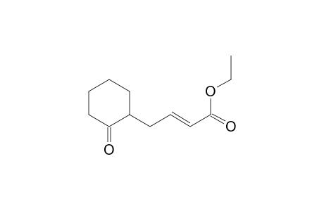 (E)-4-(2-ketocyclohexyl)but-2-enoic acid ethyl ester