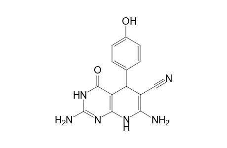 2,7-Diamino-5-(4-hydroxyphenyl)-4-oxo-3,4,5,8-tetrahydropyrido[2,3-d]pyrimidine-6-carbonitrile