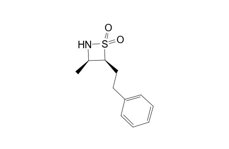 (3R,4S)-3-Methyl-4-phenethyl-[1,2]thiazetidine 1,1-dioxide
