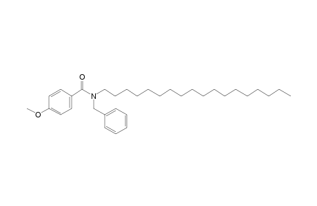 Benzamide, 4-methoxy-N-benzyl-N-octadecyl-