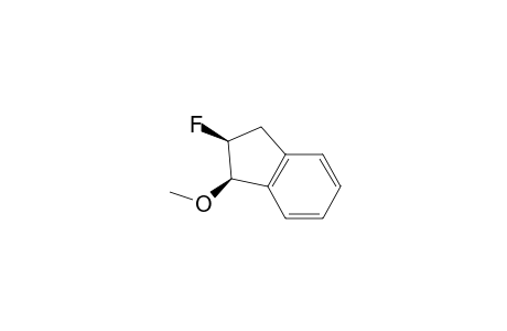 1H-Indene, 2-fluoro-2,3-dihydro-1-methoxy-, cis-(.+-.)-