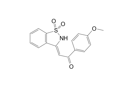 3-(4-Anisoylmethylene)-1,2-benzisothiazole-1,1-dioxide