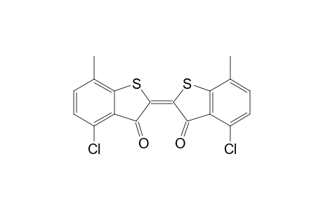Benzo[b]thiophen-3(2H)-one, 4-chloro-2-(4-chloro-7-methyl-3-oxobenzo[b]thien-2(3H)-ylidene)-7-methyl-