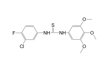 N-(3-chloro-4-fluorophenyl)-N'-(3,4,5-trimethoxyphenyl)thiourea