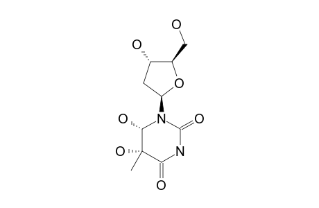 CIS-(5R,6S)-5,6-DIHYDROXY-5,6-DIHYDROTHYMIDINE