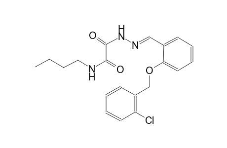 acetic acid, (butylamino)oxo-, 2-[(E)-[2-[(2-chlorophenyl)methoxy]phenyl]methylidene]hydrazide