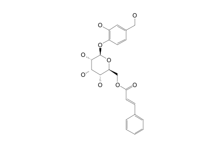 RUBROPILOSINE;2-HYDROXY-4-HYDROXYMETHYLPHENYL-(6'-O-CINNAMOYL)-O-BETA-D-ALLOPYRANOSIDE