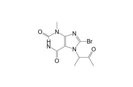 1H-purine-2,6-dione, 8-bromo-3,7-dihydro-3-methyl-7-(1-methyl-2-oxopropyl)-