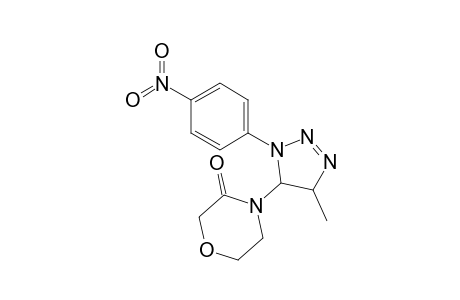 4-Methyl-1-(4-nitrophenyl)-5-(3-oxomorpholino)-4,5-dihydro-[1,2,3]triazoline