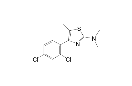 4-(2,4-Dichlorophenyl)-5-methyl-2-thiazolamine, N,N-dimethyl