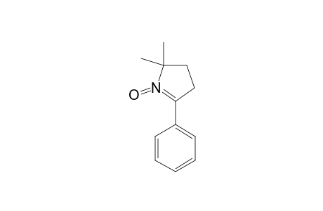 5,5-DIMETHYL-2-PHENYLPYRROLINE-N-OXIDE;PHENYL-DMPOS;3,4-DIHYDRO-2,2-DIMETHYL-5-PHENYL-2H-PYRROLE-1-OXIDE