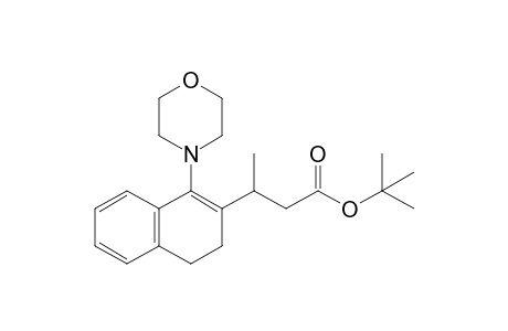 3-(1-morpholino-3,4-dihydronaphthalen-2-yl)butyric acid tert-butyl ester