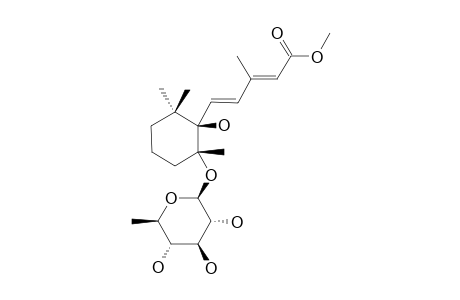 METHYL-AEGINETATE-5-O-BETA-D-QUINOVOPYRANOSIDE