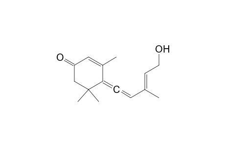 3,5,5-trimethyl-4-[(3E)-3-methyl-5-oxidanyl-penta-1,3-dienylidene]cyclohex-2-en-1-one