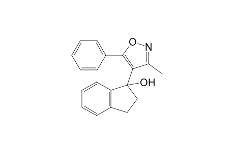 1-(3-Methyl-5-phenyl-1,2-oxazol-4-yl)-2,3-dihydroinden-1-ol