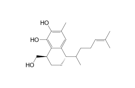 1,2-Naphthalenediol, 5-(1,5-dimethyl-4-hexenyl)-5,6,7,8-tetrahydro-8-(hydroxymethyl)-3-methyl-, [5S-[5.alpha.(R*),8.beta.]]-