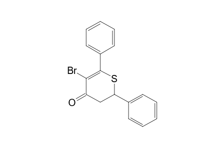 5-Bromo-2,6-diphenyl-2H-thiopyran-4(3H)-one