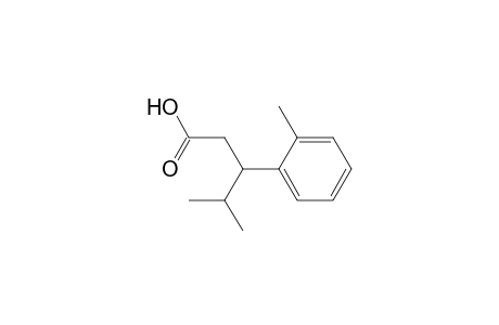 4-Methyl-3-(2-methylphenyl)pentanoic acid