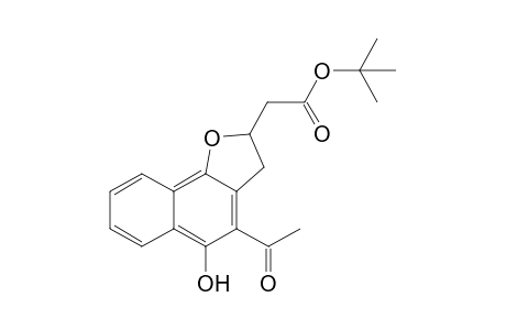 2-(4-acetyl-5-hydroxy-2,3-dihydrobenzo[g]benzofuran-2-yl)acetic acid tert-butyl ester