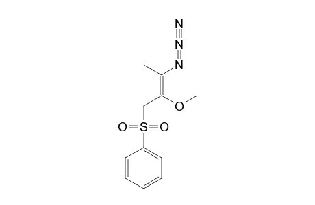 (Z)-(3-AZIDO-2-METHOXYBUT-2-ENYLSULFONYL)-BENZENE