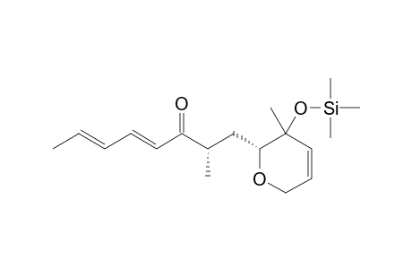 [2-R-(E,E)]-1-[2,3-DIHYDRO-3-METHYL-3-[(TRIMETHYLSILYL)-OXY]-2H-PYRAN-2-YL]-2-METHYL-4,6-OCTADIEN-3-ONE