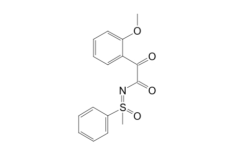 N-(2-Oxo-2-(2-methoxy-phenylacetyl)-S-methyl-S-phenylsulfoximine