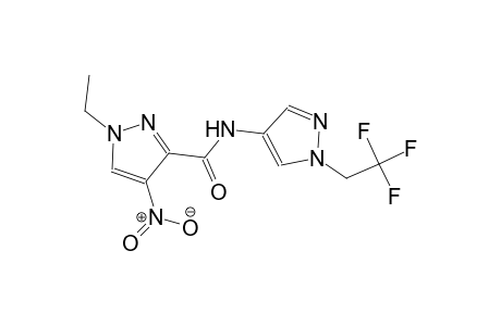 1-ethyl-4-nitro-N-[1-(2,2,2-trifluoroethyl)-1H-pyrazol-4-yl]-1H-pyrazole-3-carboxamide