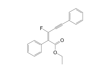 ethyl (E)-3-fluoro-2,5-diphenylpent-2-en-4-ynoate