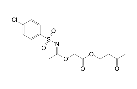 [(Acetylethoxycarbonyl)methyl] ester of N-(4-chlorobenzenesulfonyl)imidoyl-acetic acid