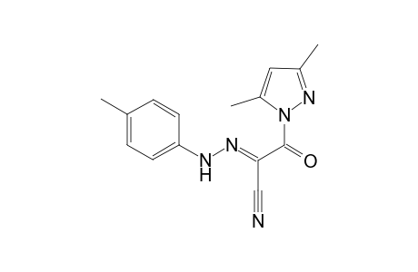 2-(2-(4-Tolyl)hydrazono)-3-(3,5-dimethyl-1H-pyrazol-1-yl)-3-oxopropanenitrile