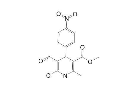 METHYL-6-CHLORO-5-FORMYL-2-METHYL-4-(4'-NITROPHENYL)-1,4-DIHYDROPYRIDINE-3-CARBOXYLATE