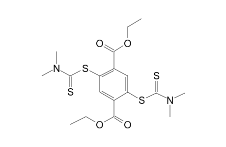 Diethyl 2,5-bis([(dimethylamino)carbothioyl]sulfanyl)terephthalate