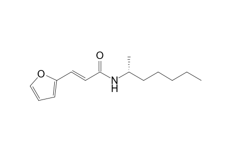 (R)-(-)-N-(1-Methylhexyl)-3-(2-furyl)propenamide