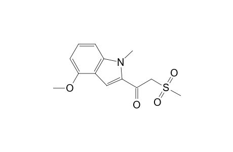 Ethanone, 1-(4-methoxy-1-methyl-1H-indol-2-yl)-2-(methylsulfonyl)-