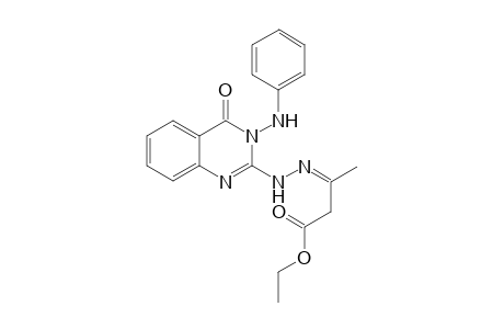 Ethyl 3-{[(4'-oxo-3'-(phenylamino)-3',4'-dihydroquinazolin-2'-yl]hydrazono}-butyrate