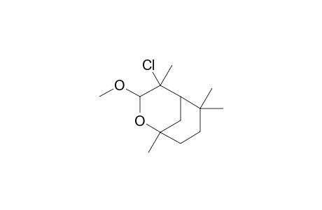 4-Chloro-1,4,6,6-tetramethyl-3-methoxy-2-oxabicyclo[3.3.1]nonane