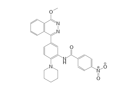 N-[5-(4-methoxy-1-phthalazinyl)-2-(1-piperidinyl)phenyl]-4-nitrobenzamide