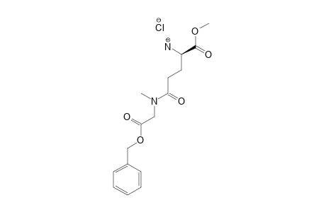 BENZYL-[ALPHA-METHYL-(2R)-GLUTAMYL]-GAMMA-SARCOSINATE-DIESTER-HYDROCHLORIDE