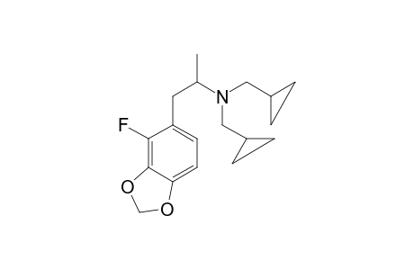 N,N-Bis-(Cyclopropylmethyl)-1-(4-fluoro-1,3-benzodioxol-5-yl)propan-2-amine